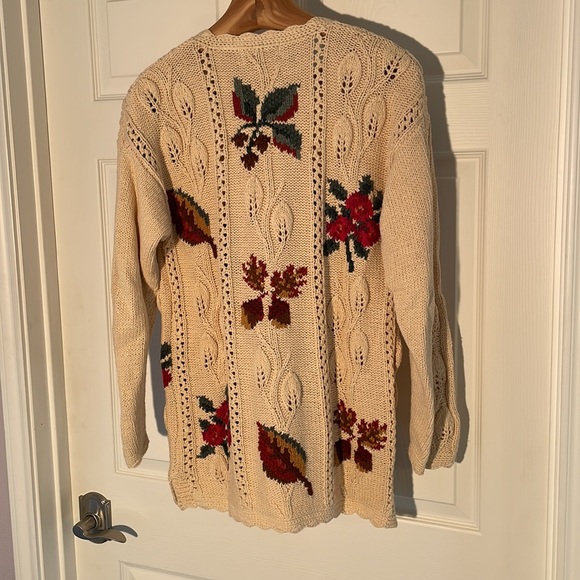 Hand Knitted Women’s Sweater - Picture 2 of 3